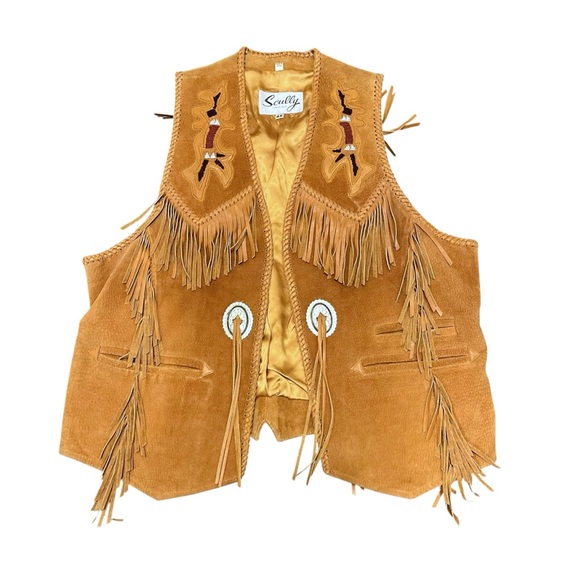 Scully Other - Vintage Scully Suede Leather Fringe Western Vest